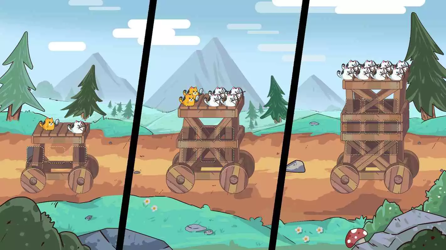 Play CatnRobot: Idle Defense - Cute Castle TD Game