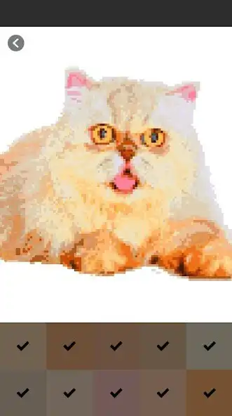 Play Cat Photo Coloring By Numbers as an online game Cat Photo Coloring By Numbers with UptoPlay