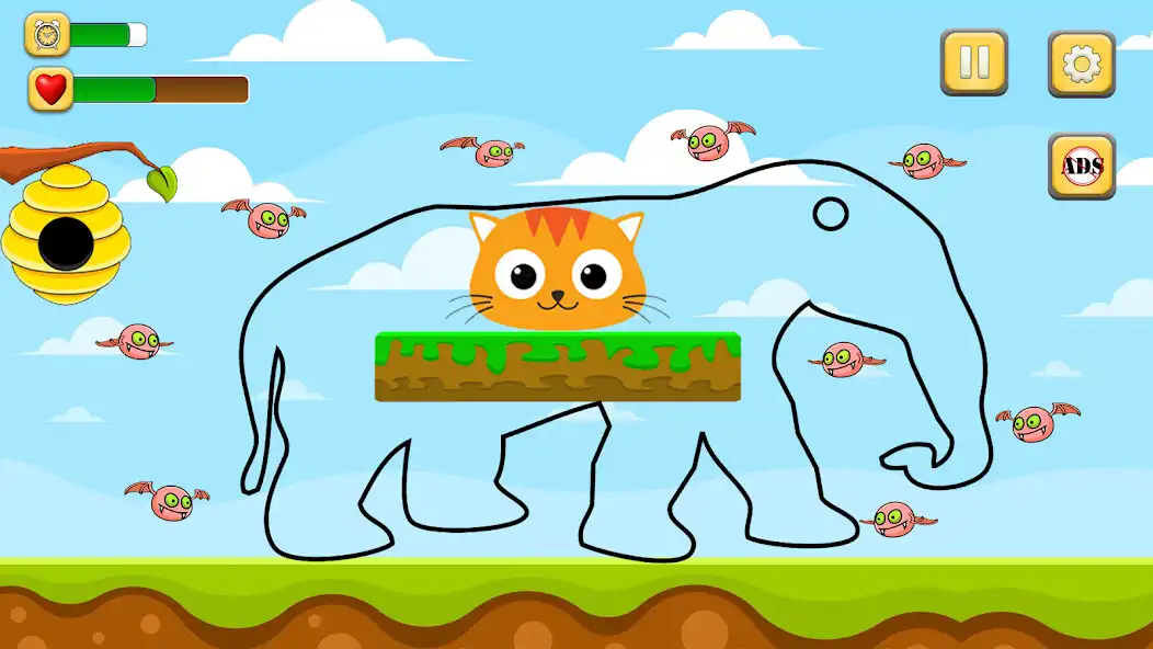 Play Cat Rescue Draw 2 Save the Pet as an online game Cat Rescue Draw 2 Save the Pet with UptoPlay