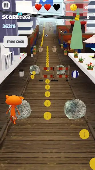 Play cat run - endless runner game  and enjoy cat run - endless runner game with UptoPlay