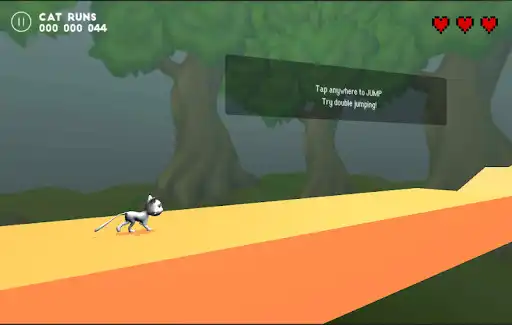 Play Cat Runner - Kitty fun cat run jump game  and enjoy Cat Runner - Kitty fun cat run jump game with UptoPlay