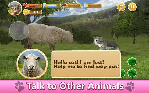 Play Cat Simulator: Farm Quest 3D as an online game Cat Simulator: Farm Quest 3D with UptoPlay