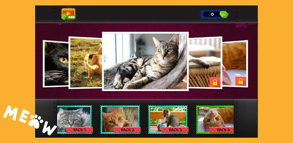 Play Cats Jigsaw Puzzles Pets Games as an online game Cats Jigsaw Puzzles Pets Games with UptoPlay