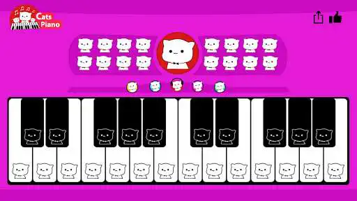 Play Cats Piano - Make Cats Music & Cats Sounds  and enjoy Cats Piano - Make Cats Music & Cats Sounds with UptoPlay