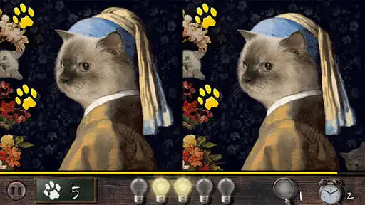 Play Cat! Spot the difference & Puzzle2  and enjoy Cat! Spot the difference & Puzzle2 with UptoPlay
