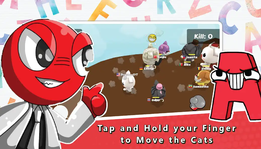 Play Cats Rush.io: Escape Blue Guys  and enjoy Cats Rush.io: Escape Blue Guys with UptoPlay