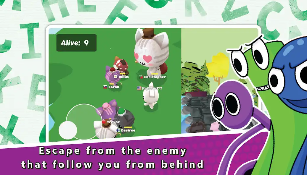 Play Cats Rush.io: Escape Blue Guys as an online game Cats Rush.io: Escape Blue Guys with UptoPlay