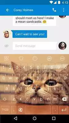 Play Cat Stay -Video Emoji Keyboard