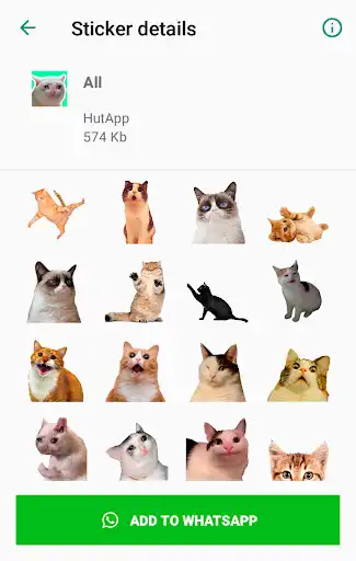 Play Cat Stickers for WhatsApp  and enjoy Cat Stickers for WhatsApp with UptoPlay