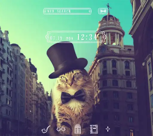 Play Cat Theme-Feline Gentleman- Play Cat Theme-Feline Gentleman-