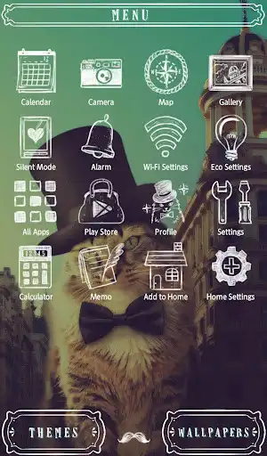 Play Cat Theme-Feline Gentleman- Play Cat Theme-Feline Gentleman-