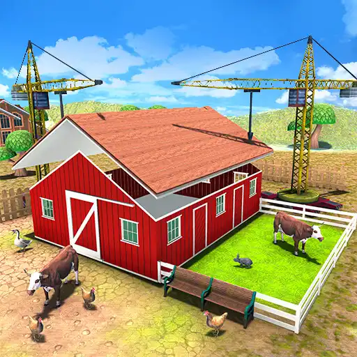 Play Cattle Farm House Construction APK