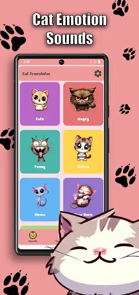 Play Cat translator prank cat sound as an online game Cat translator prank cat sound with UptoPlay