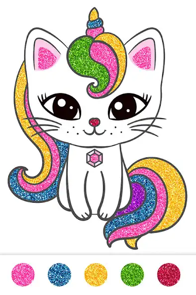 Play Cat Unicorn Coloring Book  and enjoy Cat Unicorn Coloring Book with UptoPlay
