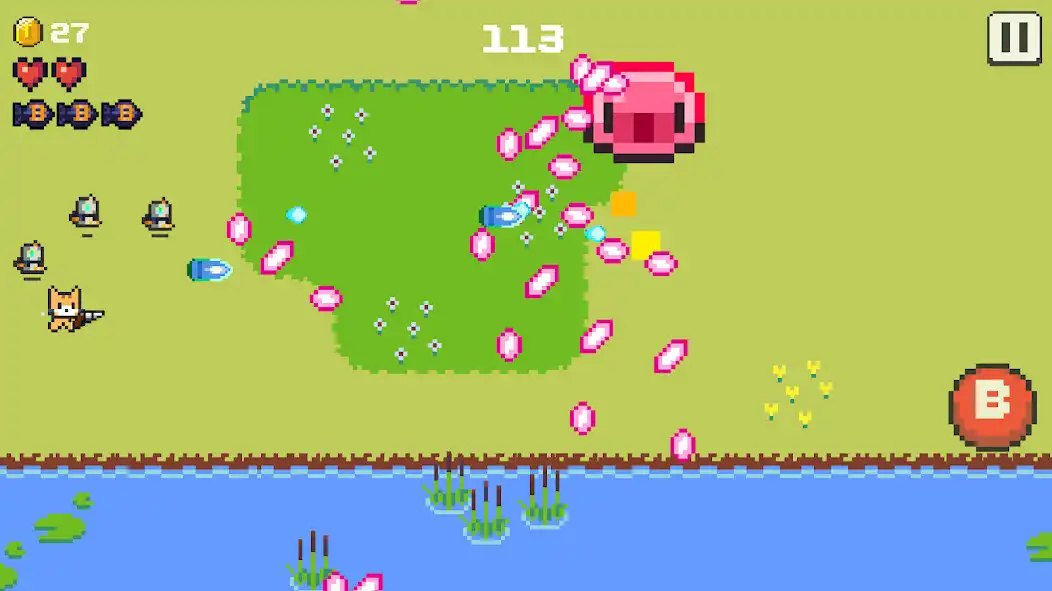 Play Cat VS Slime  and enjoy Cat VS Slime with UptoPlay