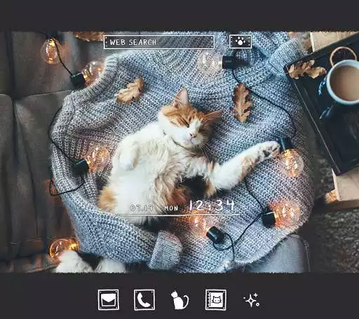 Play Cat Wallpaper Fall Nap Theme