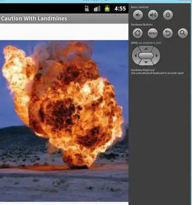 Play caution with landmines