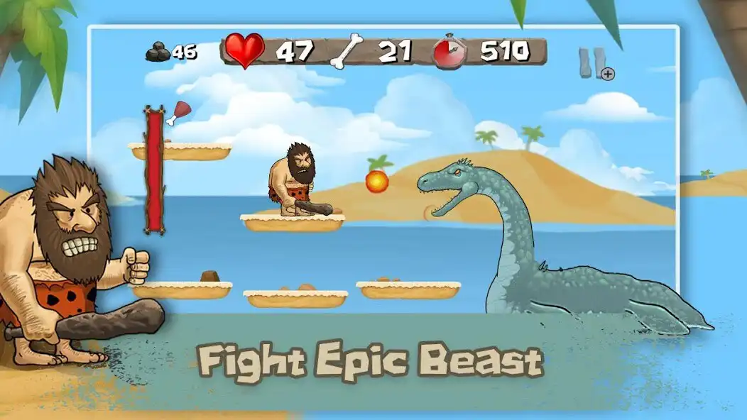 Play Caveman Chuck Adventure  and enjoy Caveman Chuck Adventure with UptoPlay