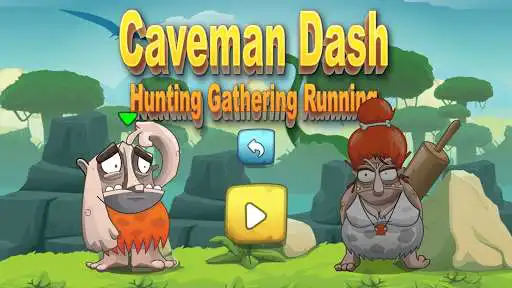 Play Caveman Dash–Dino Hunter-Hunting Gathering Running  and enjoy Caveman Dash–Dino Hunter-Hunting Gathering Running with UptoPlay