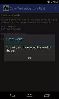 Play Cave Text Adventure