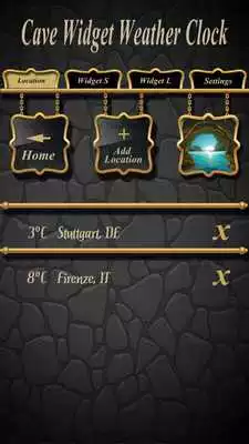 Play Cave Widget Weather Clock