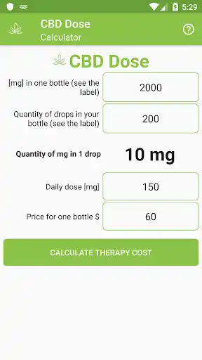 Play CBD Oil Dose Calculator  and enjoy CBD Oil Dose Calculator with UptoPlay