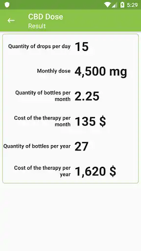 Play CBD Oil Dose Calculator as an online game CBD Oil Dose Calculator with UptoPlay