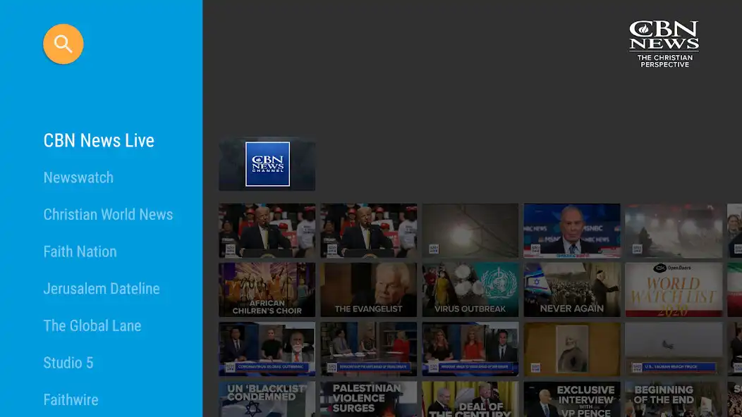 Play CBN News for Android TV  and enjoy CBN News for Android TV with UptoPlay
