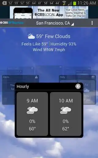 Play CBS SF Bay Area Weather  and enjoy CBS SF Bay Area Weather with UptoPlay