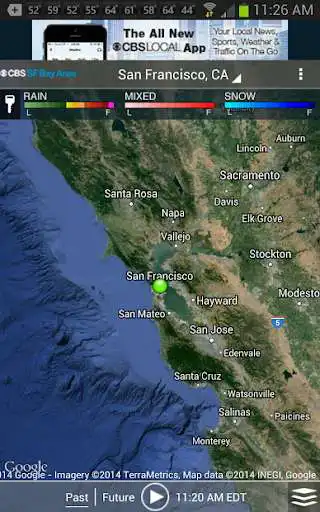 Play CBS SF Bay Area Weather as an online game CBS SF Bay Area Weather with UptoPlay