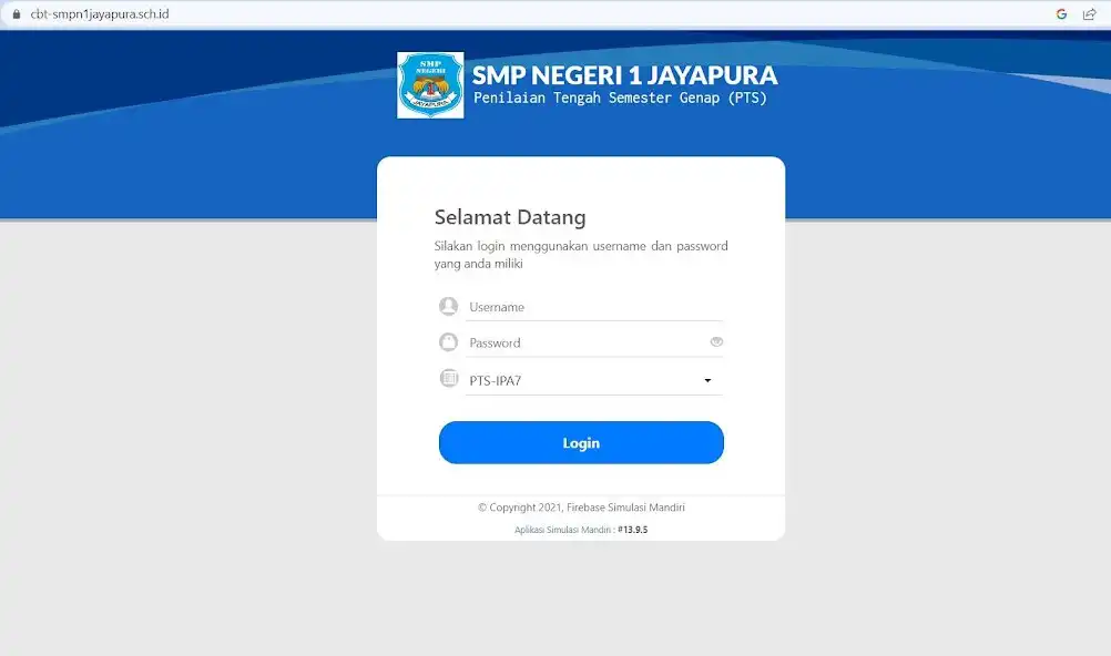 Play CBT SMPN 1 JAYAPURA as an online game online CBT SMPN 1 JAYAPURA with UptoPlay Play CBT SMPN 1 JAYAPURA as an online game CBT SMPN 1 JAYAPURA with UptoPlay