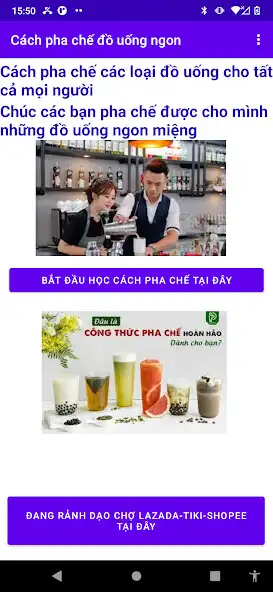 Play Cách pha chế đồ uống ngon  and enjoy Cách pha chế đồ uống ngon with UptoPlay