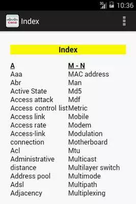 Play CCNA Dictionary Play CCNA Dictionary