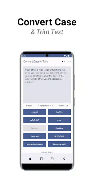 Play CcT: Convert Case  Trim Text  and enjoy CcT: Convert Case  Trim Text with UptoPlay
