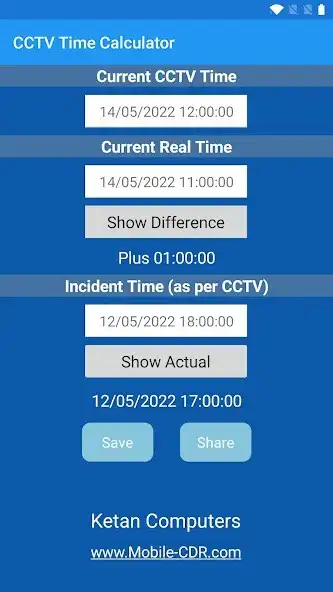 Play CCTV Time Calculator as an online game CCTV Time Calculator with UptoPlay