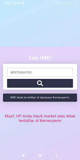 Play Cek IMEI Kemenperin as an online game Cek IMEI Kemenperin with UptoPlay