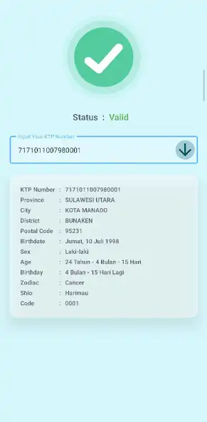 Play Cek Keaslian NIK KTP (OFFLINE) and enjoy Cek Keaslian NIK KTP (OFFLINE) with UptoPlay Play Cek Keaslian NIK KTP (OFFLINE) and enjoy Cek Keaslian NIK KTP (OFFLINE) with UptoPlay