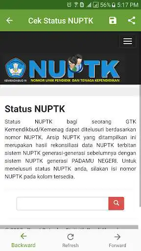 Play Cek NUPTK 2020 as an online game Cek NUPTK 2020 with UptoPlay