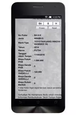 Play Cek Pajak Kendaraan