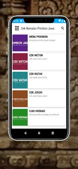 Play Cek Ramalan Primbon Jawa  and enjoy Cek Ramalan Primbon Jawa with UptoPlay