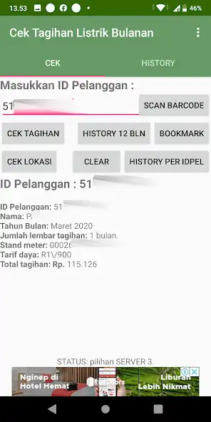 Play Cek Tagihan Listrik Bulanan  and enjoy Cek Tagihan Listrik Bulanan with UptoPlay