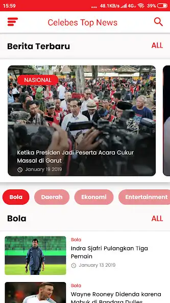 Play Celebes Top News as an online game Celebes Top News with UptoPlay