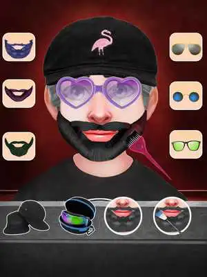Play Celebrity Beard Fashion Salon