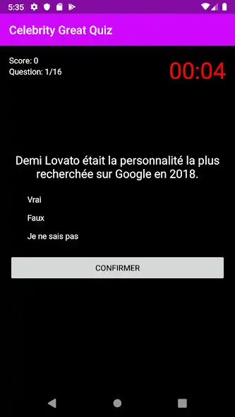 Play Celebrity Great Quiz(FR) as an online game Celebrity Great Quiz(FR) with UptoPlay