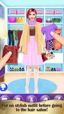 Play Celebrity Hair Style SPA Salon