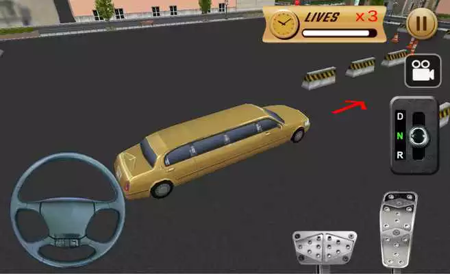 Play Celebrity limo Parking 3D