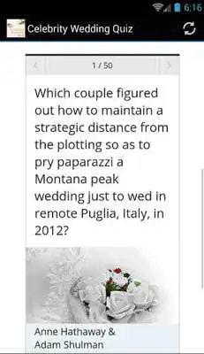 Play Celebrity Wedding Quiz