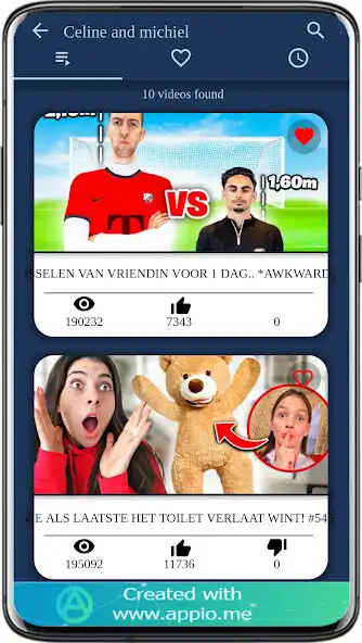 Play Celine And Michiel App as an online game Celine And Michiel App with UptoPlay