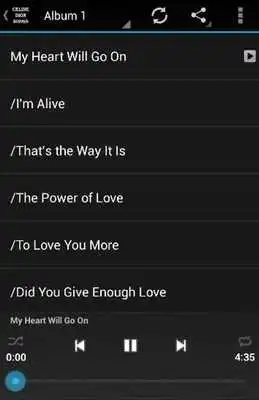 Play Celine Dion Playlist
