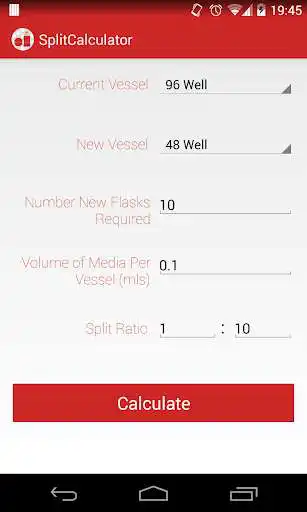 Play Cell Culture Split Calculator
